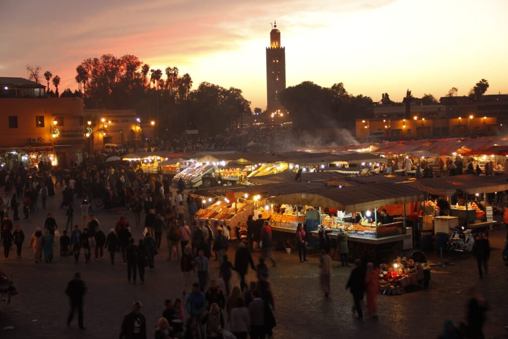 marrakech-morocco-spring-2017-colorful-sunset-night-market-marrakech-square-from-min